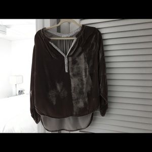 Free People Velvet Top
